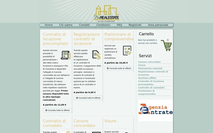 Screenshot of prorealestate.it