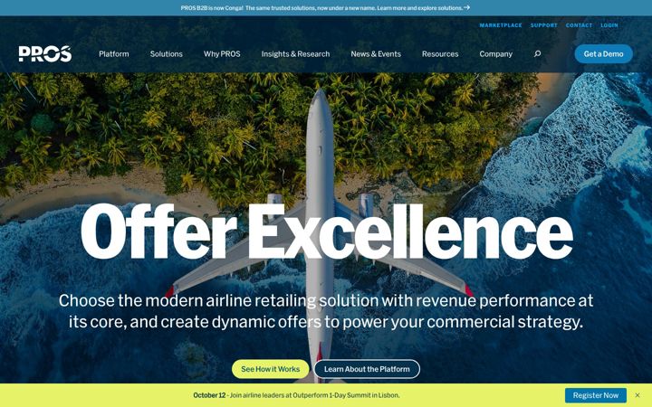 Screenshot of pros.com
