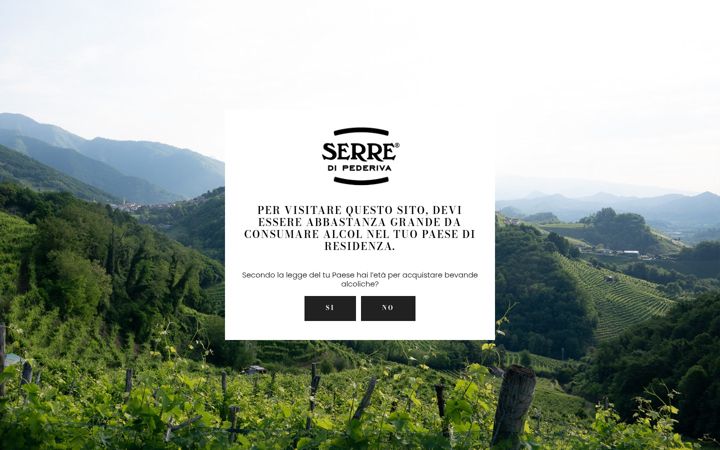 Screenshot of proseccoserre.com