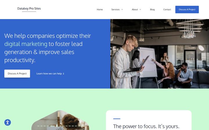 Screenshot of prosites.co.zm