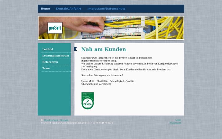 Snímek obrazovky prosoft-id-gmbh.de