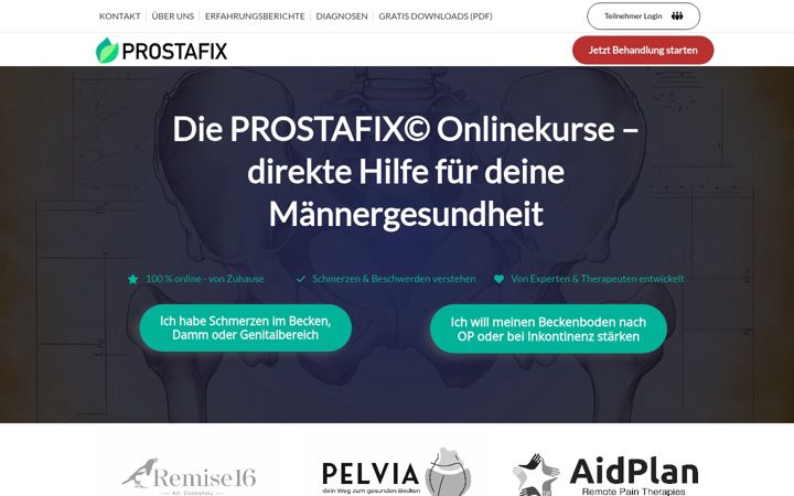 Ekrānuzņēmums no prostafix.de