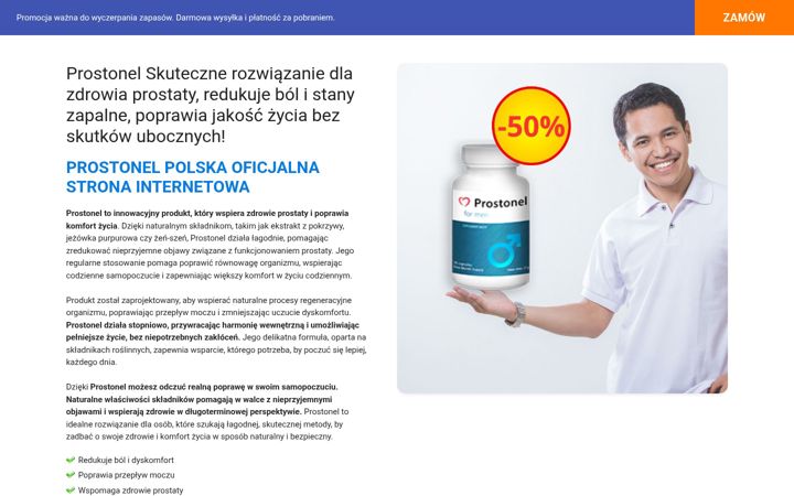 Snímek obrazovky prostonelpolska.com