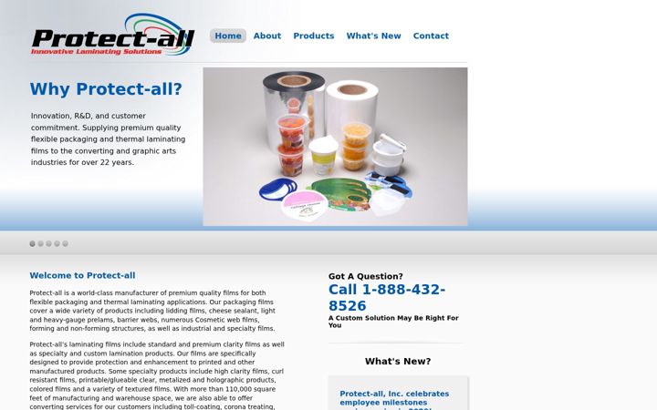 Screenshot of protect-all.com