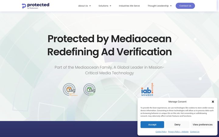 Screenshot of protected.media
