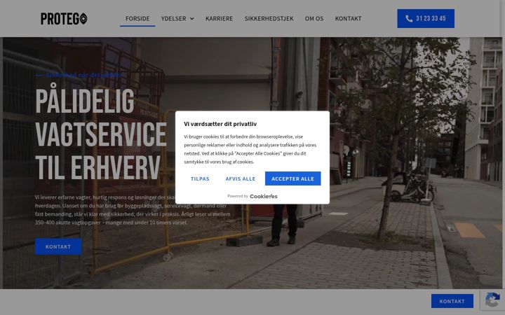 Képernyőkép: protegosecurity.dk