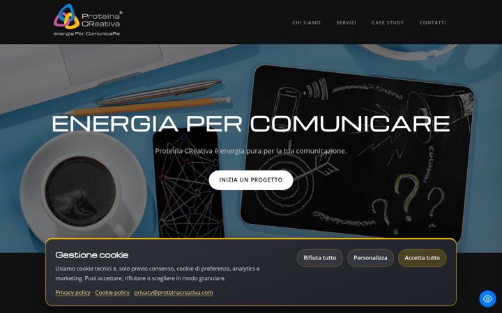 Screenshot of proteinacreativa.com