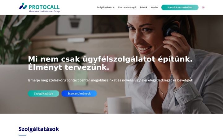 Screenshot of protocall.hu