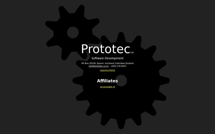 Screenshot of prototec.co.nz