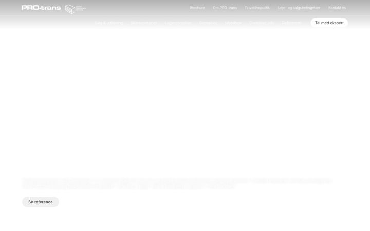 Screenshot of protrans.dk
