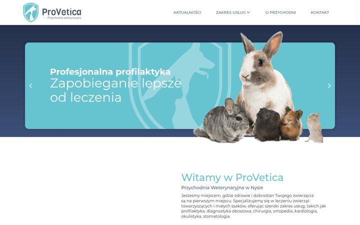 Skjermbilde av provetica.pl