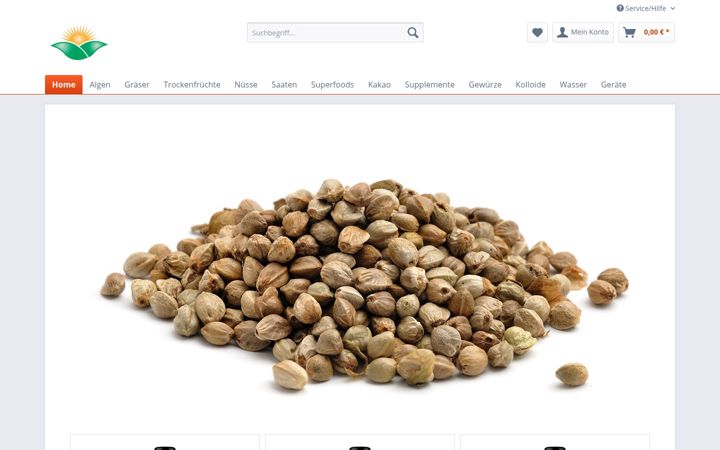 Skärmbild av provital.shop