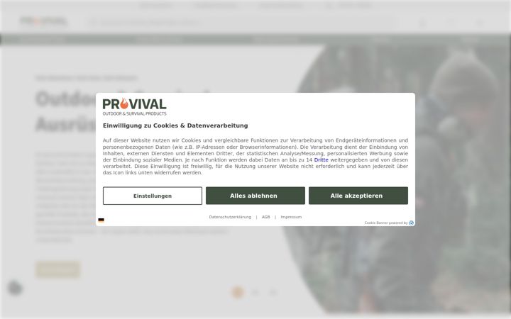 Screenshot of provival.com