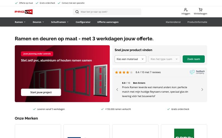 Screenshot of provix-ramen.be
