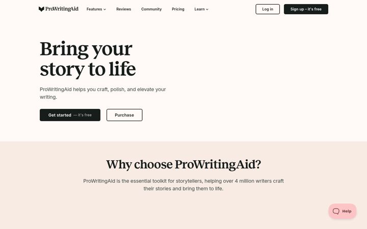 Screenshot του prowritingaid.com