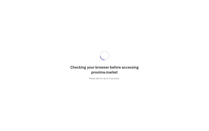 Screenshot of proxima.market