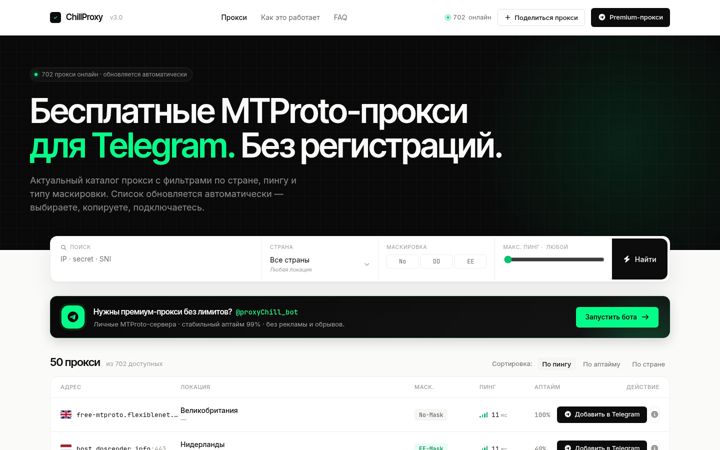 Screenshot of proxy-tlg.ru