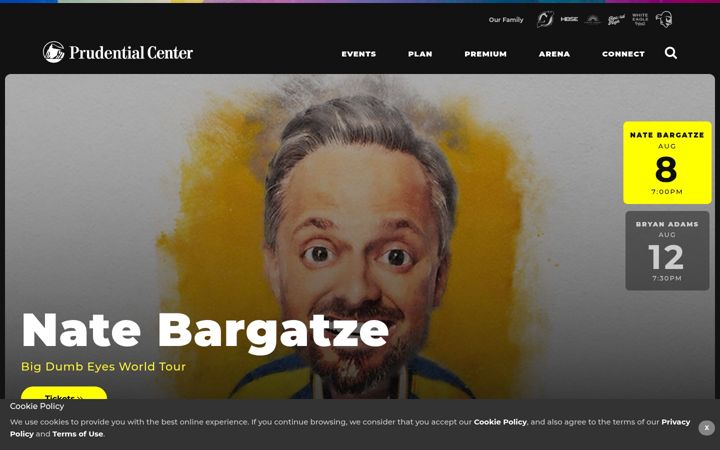 Screenshot of prucenter.com