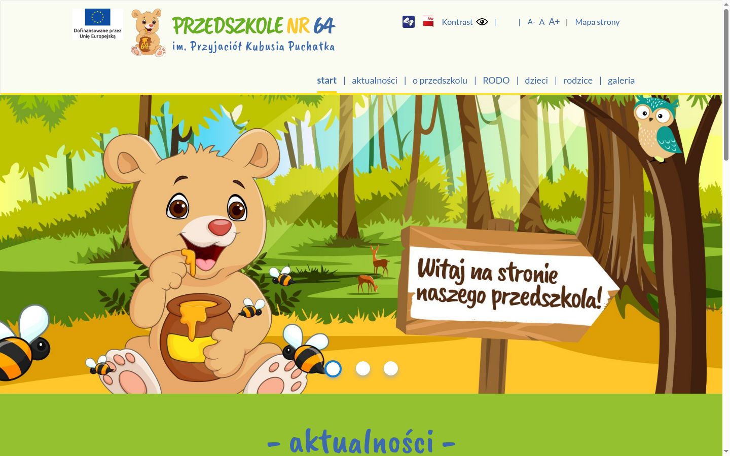 Zrzut ekranu banera zgody wyświetlanego przed jakąkolwiek interakcją