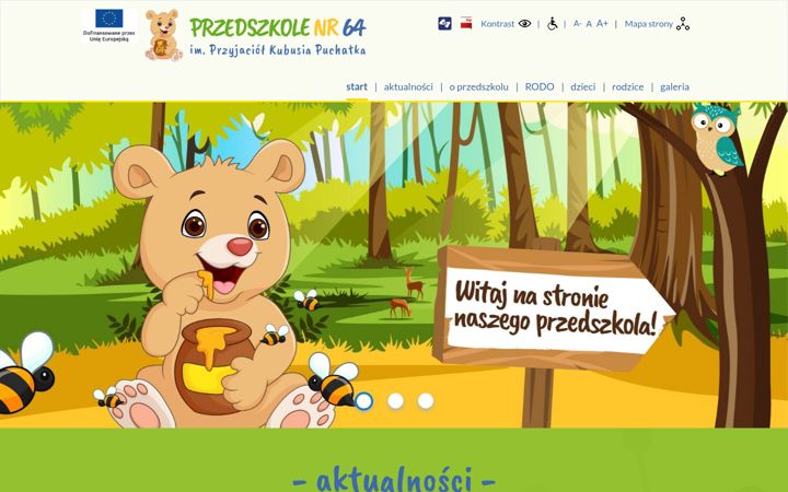 Zrzut ekranu przedszkolenr64.waw.pl