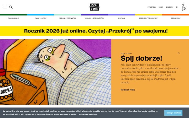 Screenshot of przekroj.pl