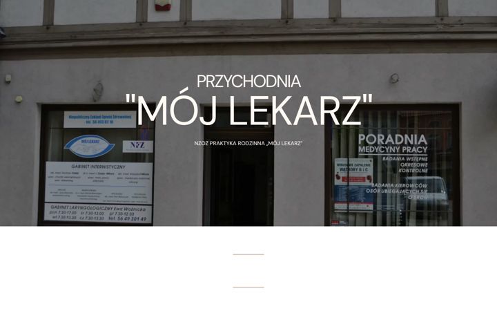 Screenshot of przychodniamojlekarz.pl