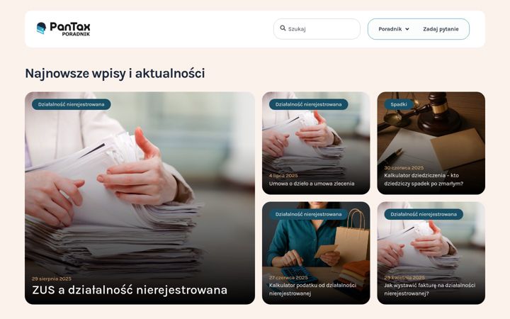 Snímek obrazovky przyjaznepodatki.pl
