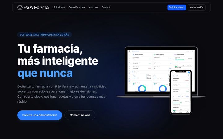 Screenshot of psafarma.com