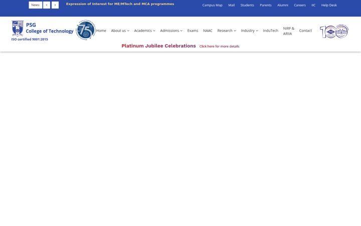 Skjermbilde av psgtech.edu