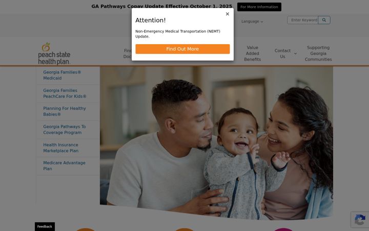 Screenshot of pshpgeorgia.com