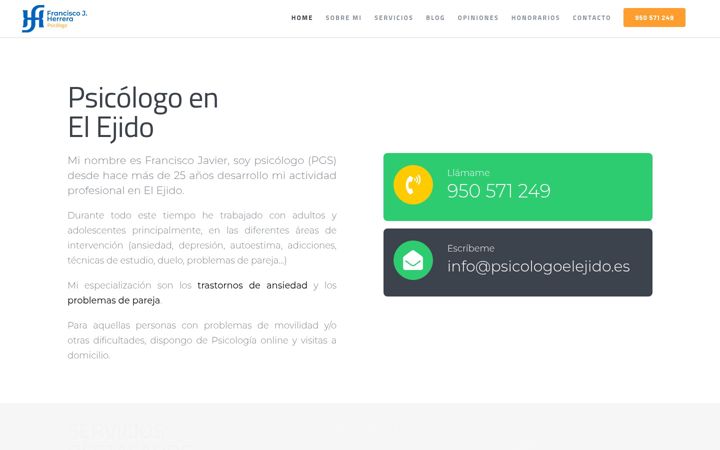 Screenshot van psicologoelejido.es