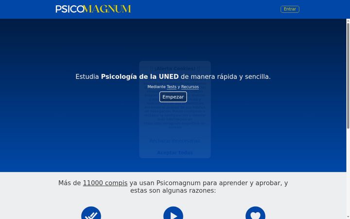Screenshot of psicomagnum.es