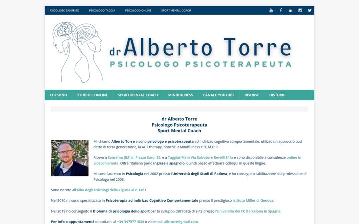 Екранна снимка на psicotorre.com