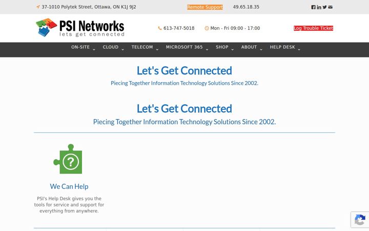 Screenshot of psinetworks.net