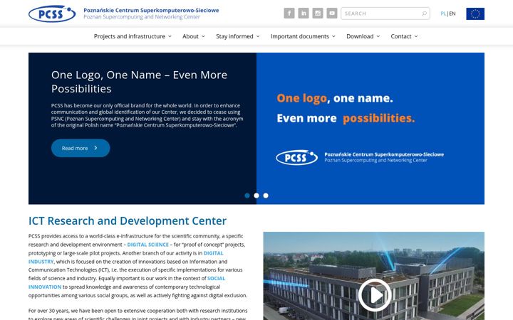 Screenshot of psnc.pl