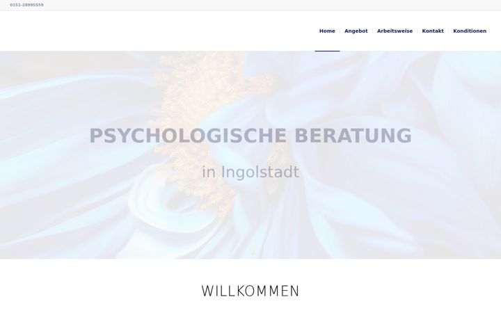 Screenshot of psych-beratung-weber-in.de