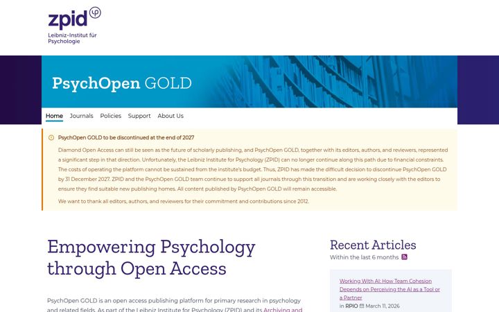 Screenshot of psychopen.eu