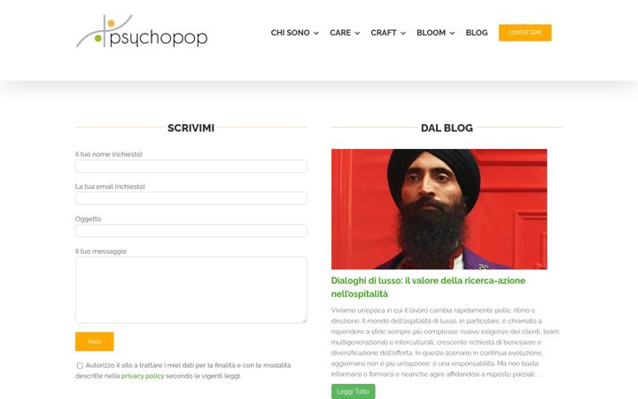 Snímek obrazovky psychopop.net