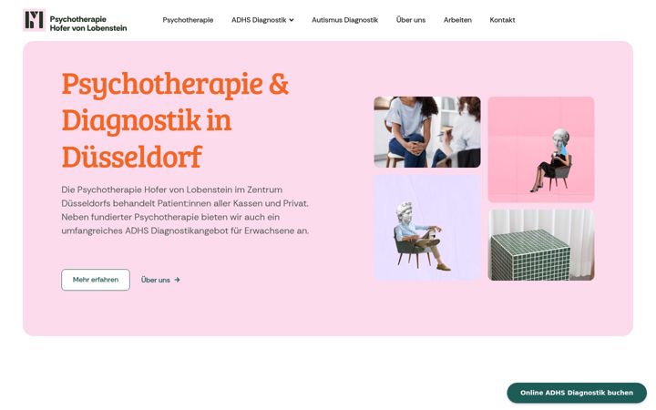Screenshot of psychotherapie-hvl.de