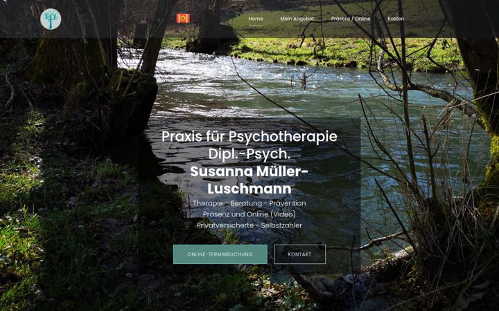 Snímek obrazovky psychotherapie-sml.de