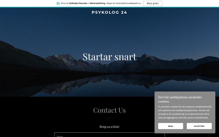 Screenshot of psykolog24.se