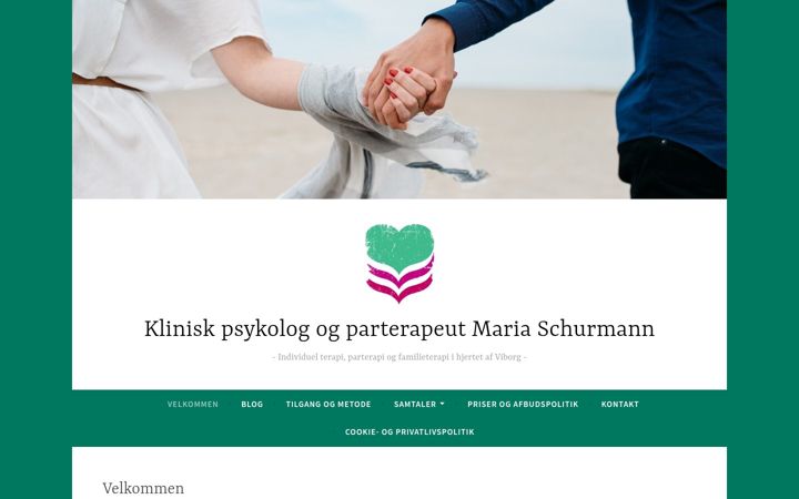 Screenshot of psykologogparterapeut.dk
