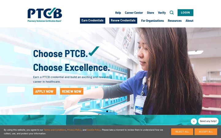 Képernyőkép: ptcb.org