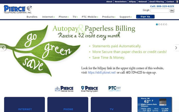 Screenshot of ptcnet.net