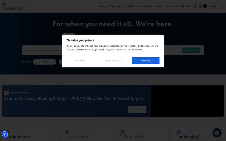 Screenshot of ptglab.com