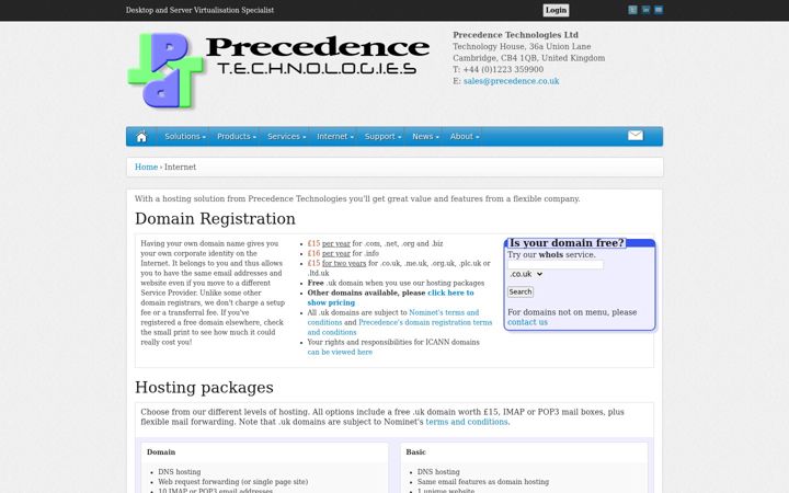 Screenshot of ptlnet.com