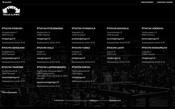 Screenshot of ptvtampere.fi