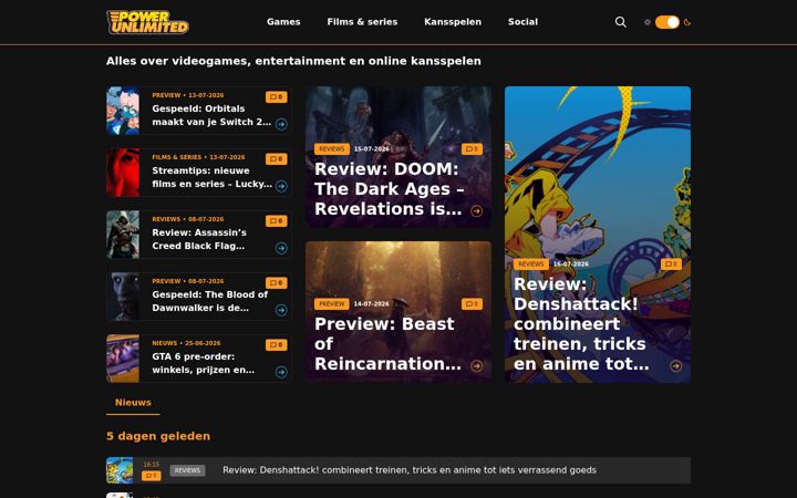 Screenshot of pu.nl