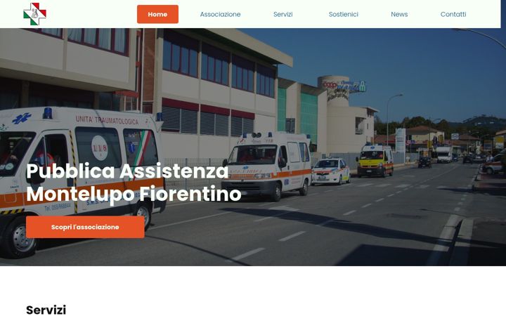 Screenshot ta' pubblicaassistenzamontelupo.it