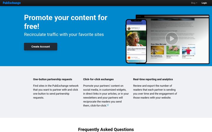 Screenshot of pubexchange.com
